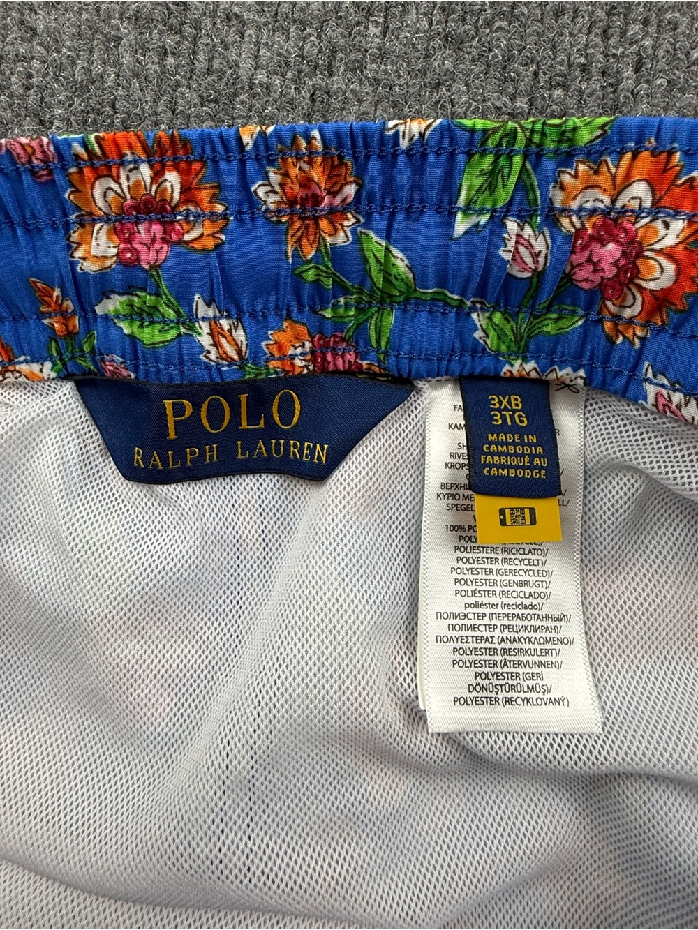 Polo Ralph Lauren Floral Swim Trunks, Size 3XB/3XL - Picture 8 of 15